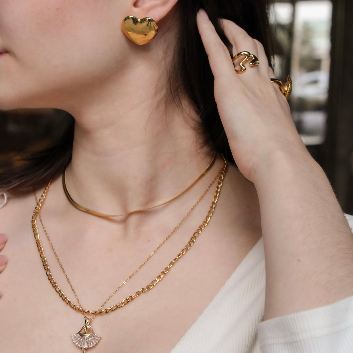 Aretes Corazón