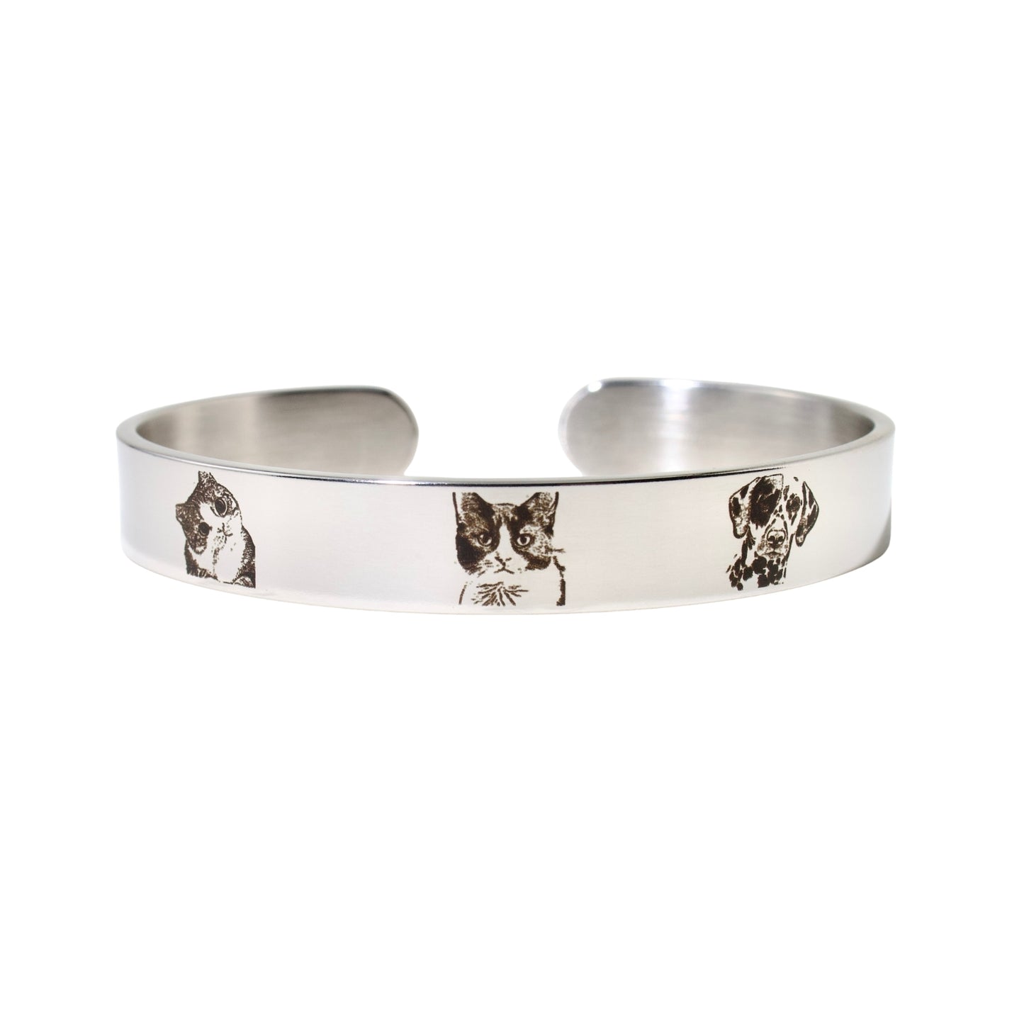 Brazalete Mascotas Plata