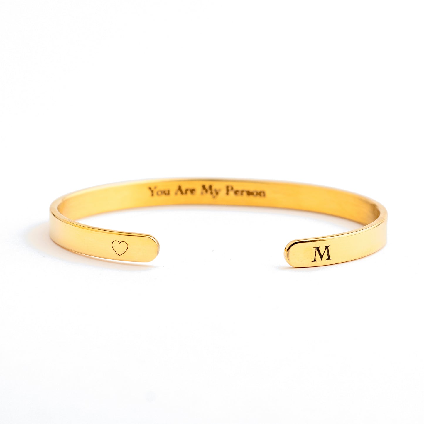 Brazalete personalizado oro (4mm - 6mm - 10mm)