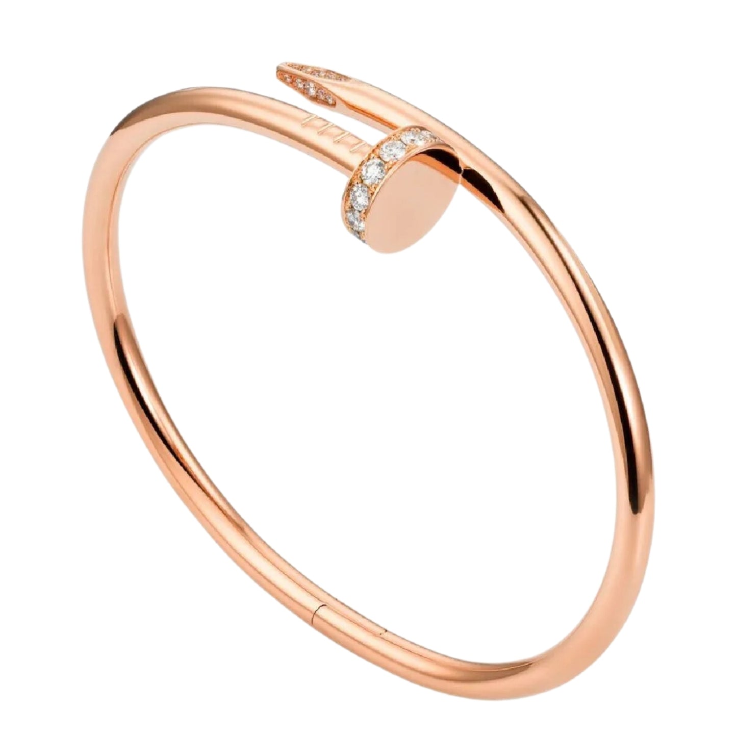 Pulsera Clavo Oro Rosa