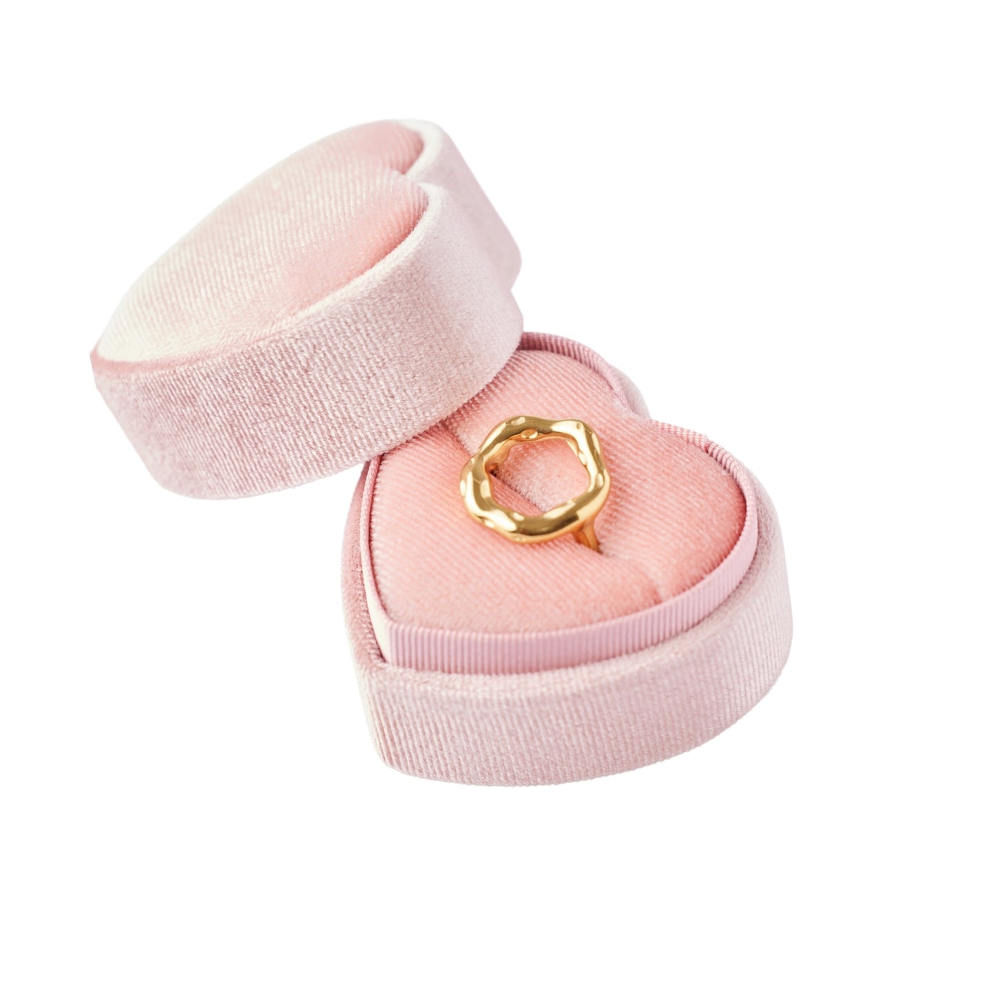 Cajita de corazón para anillo