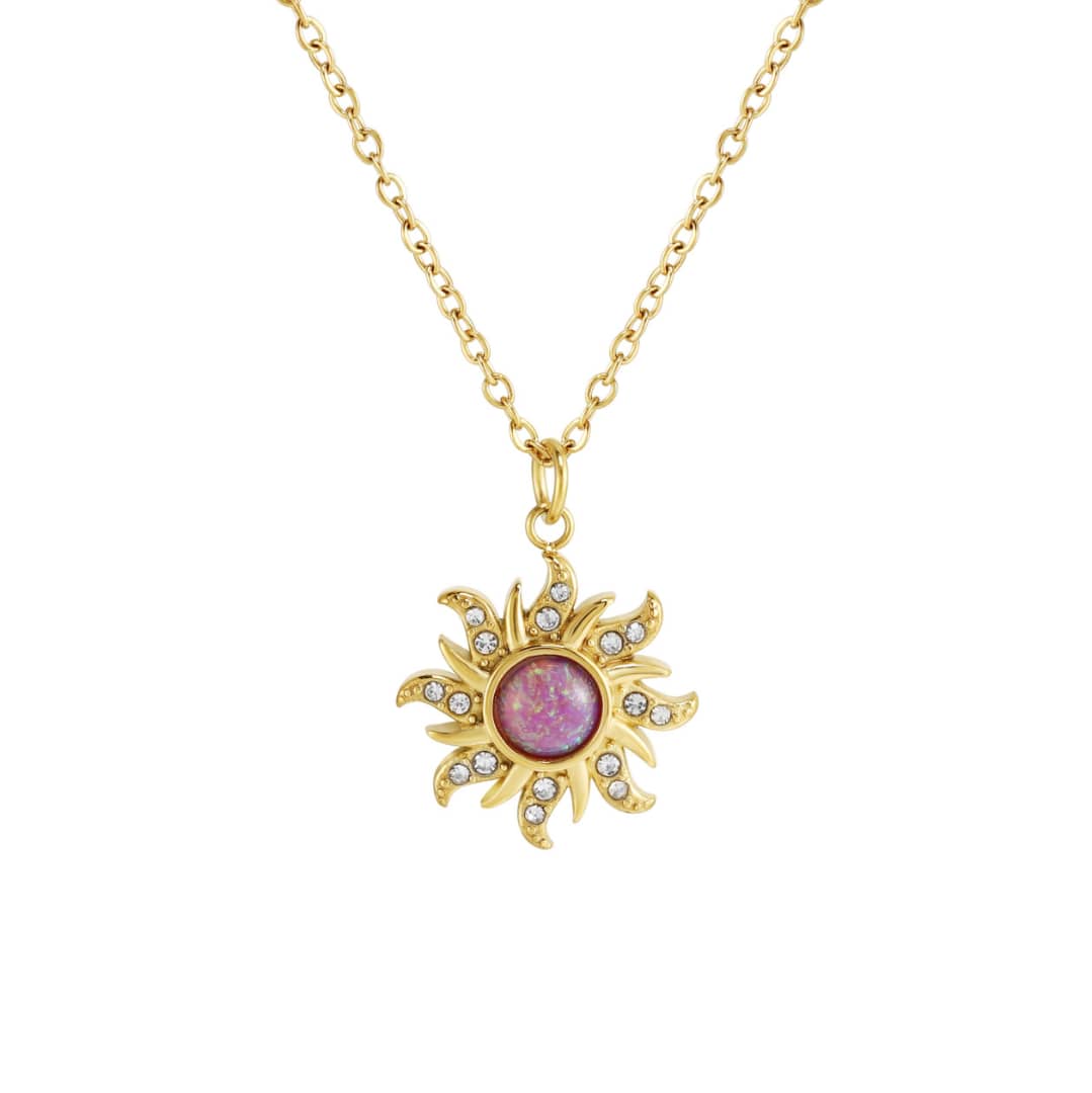 Collar Ópalo sol 💜☀️