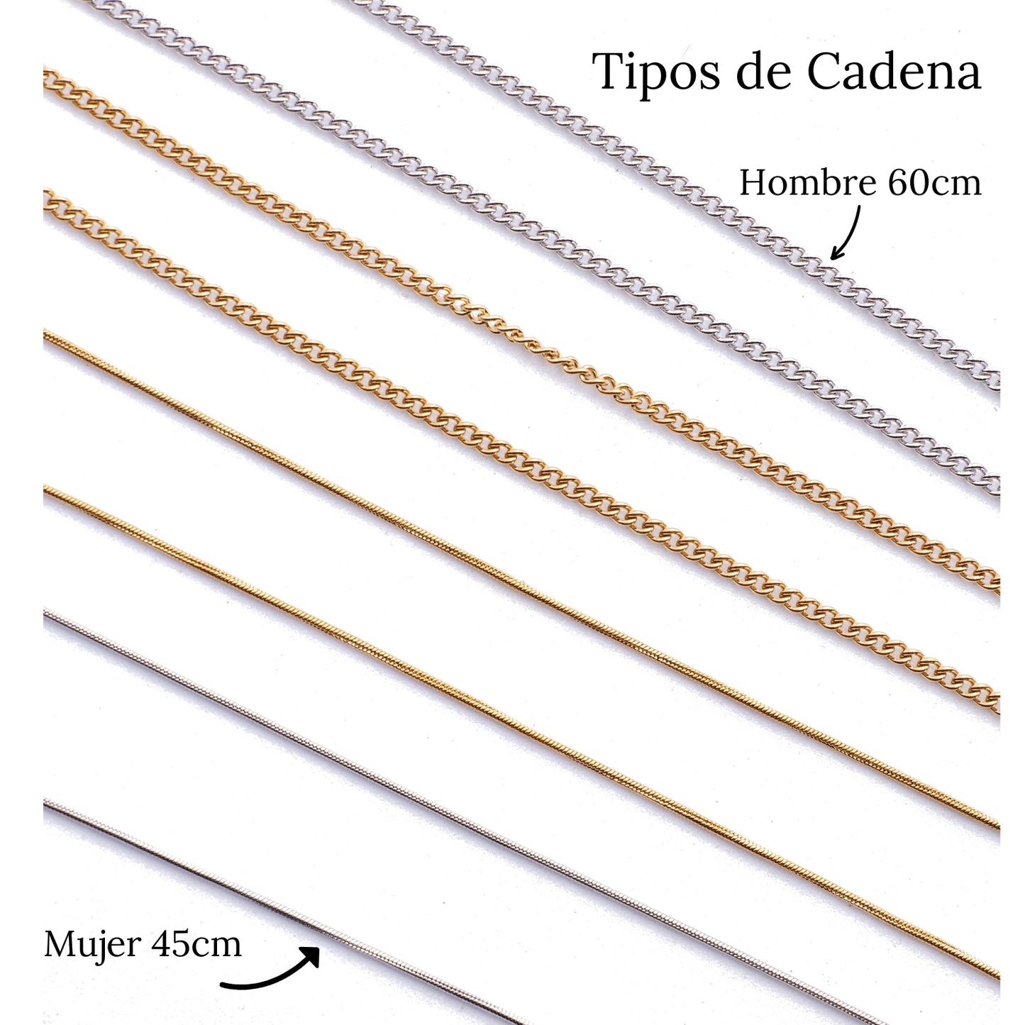 2 Collares rompecabezas Plata