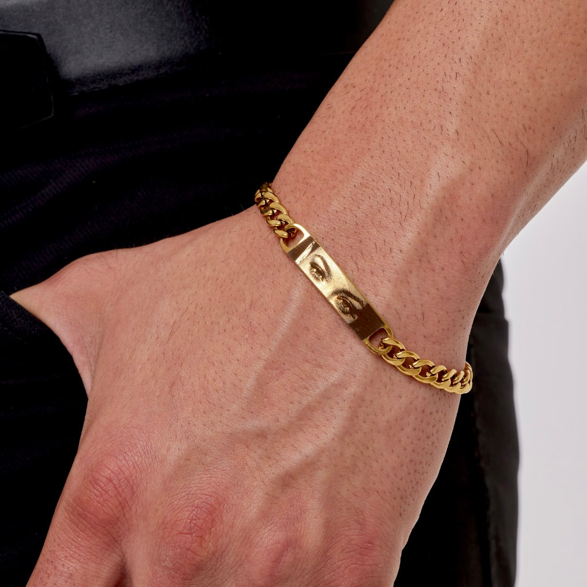 Brazalete Personalizado oro
