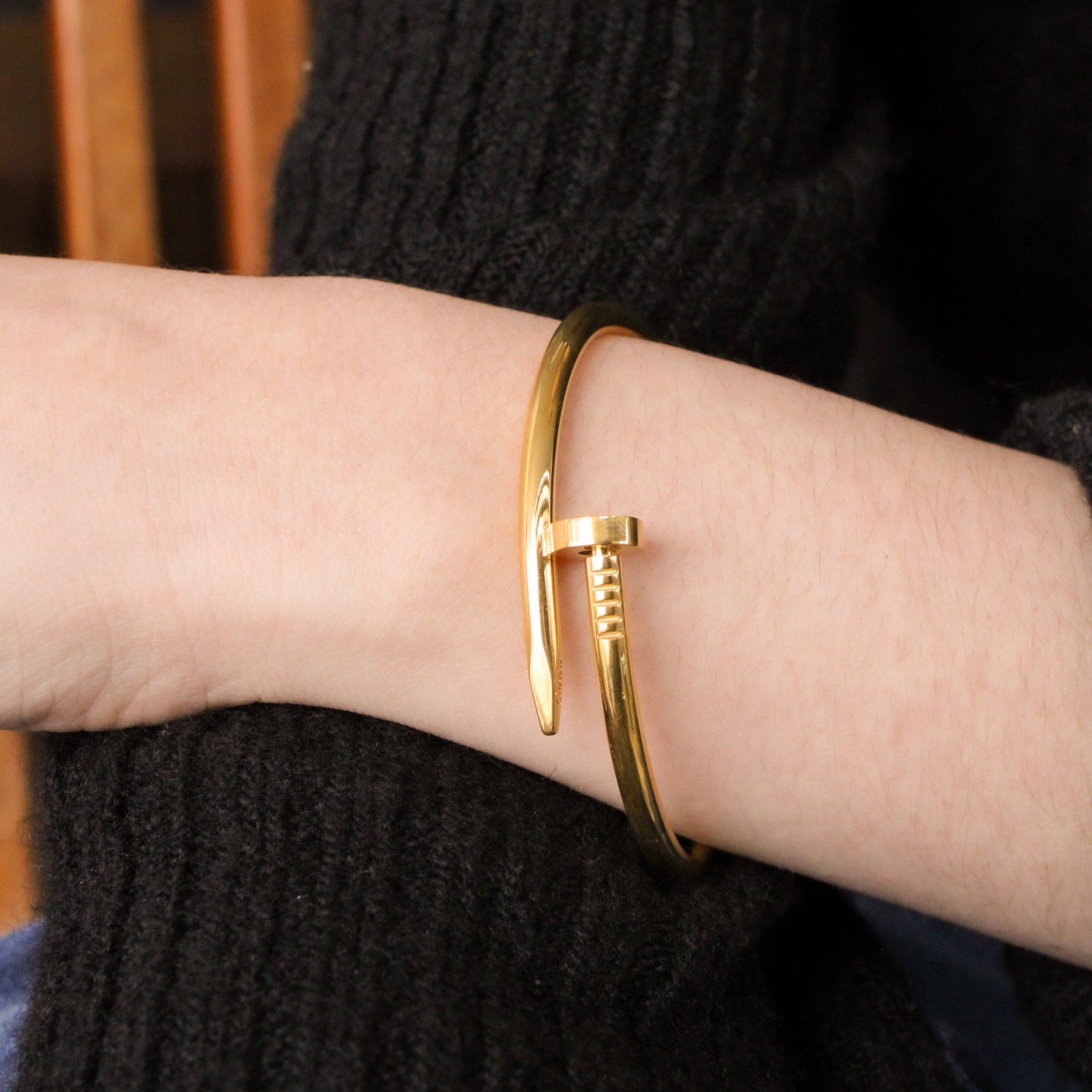 Pulsera Clavo Oro
