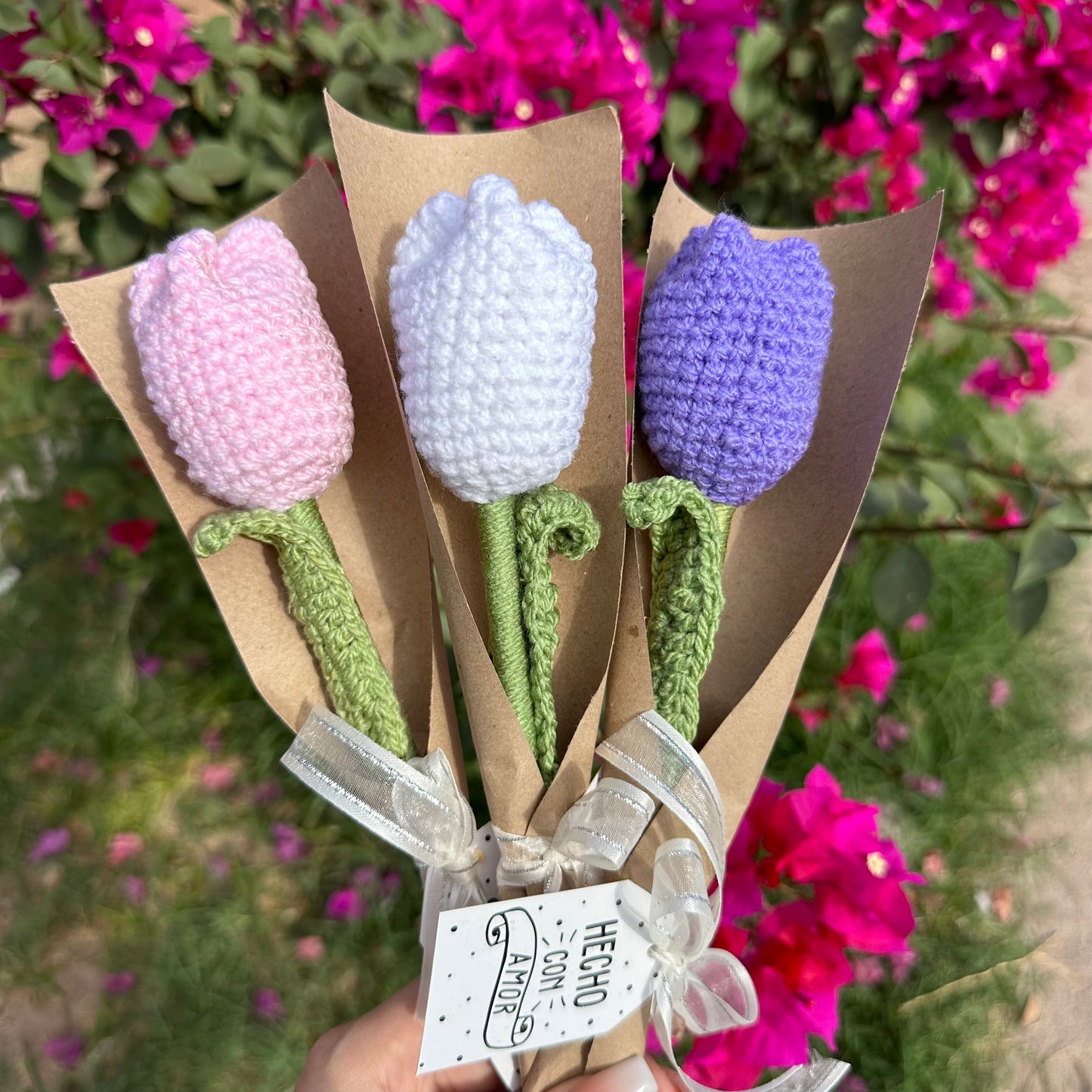 Flor tulipán 🌷 crochet