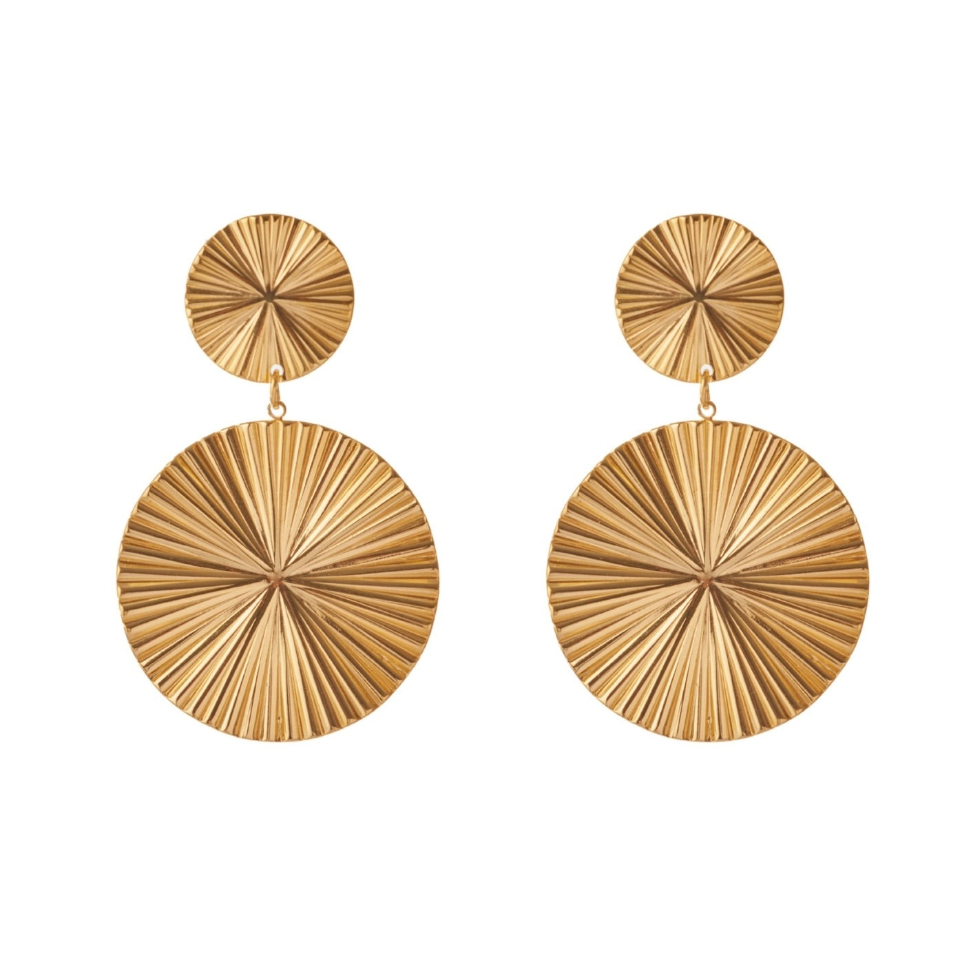 Aretes Golden Rays