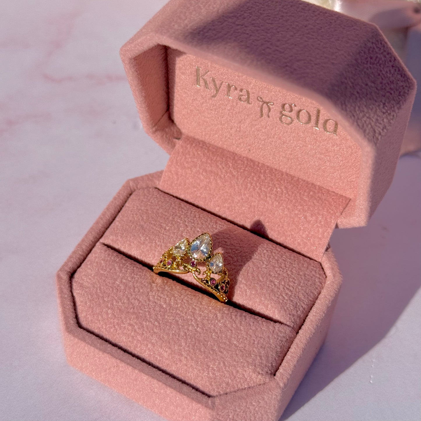 Set Collar Anillo Y Aretes Rapunzel