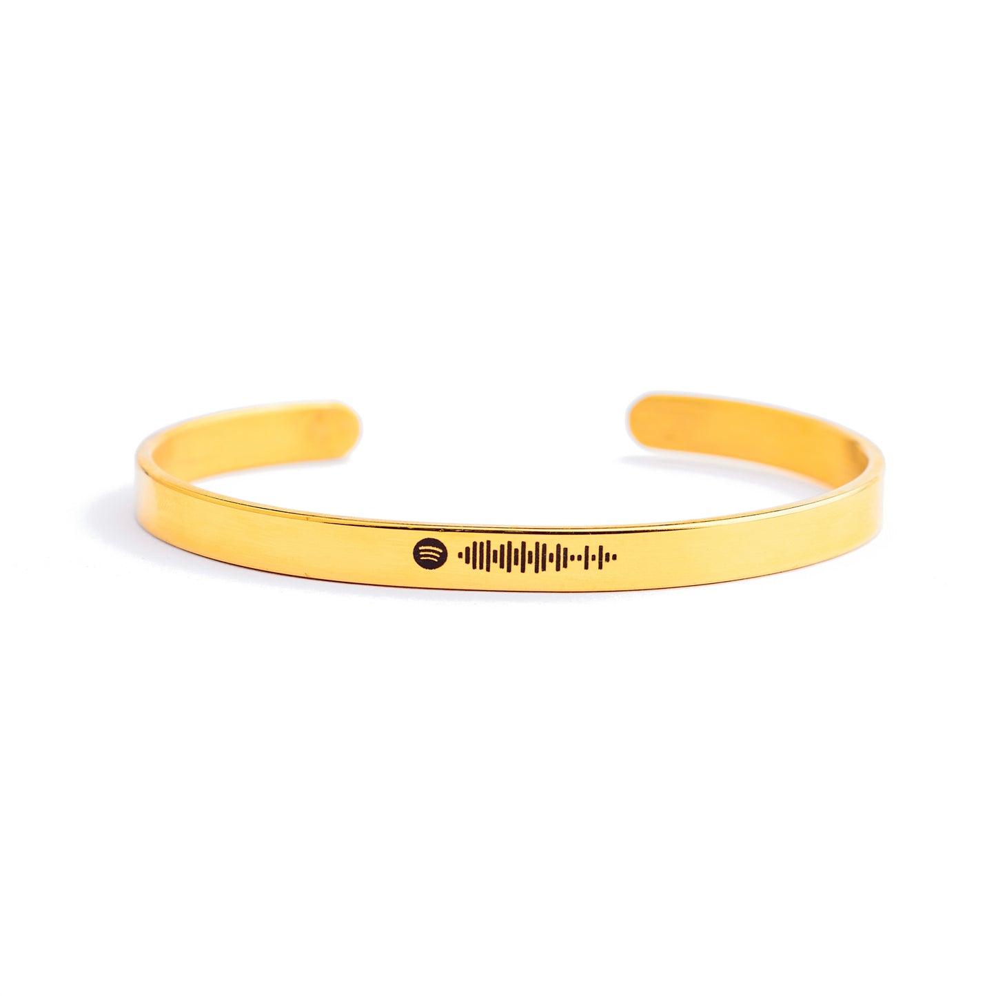 Brazalete personalizado oro (4mm - 6mm - 10mm)