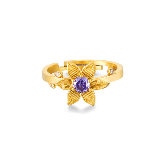 Anillo Flor Fulgor ✨