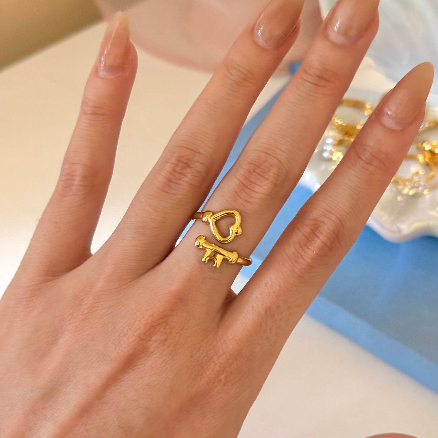 Anillo Llave del Corazón