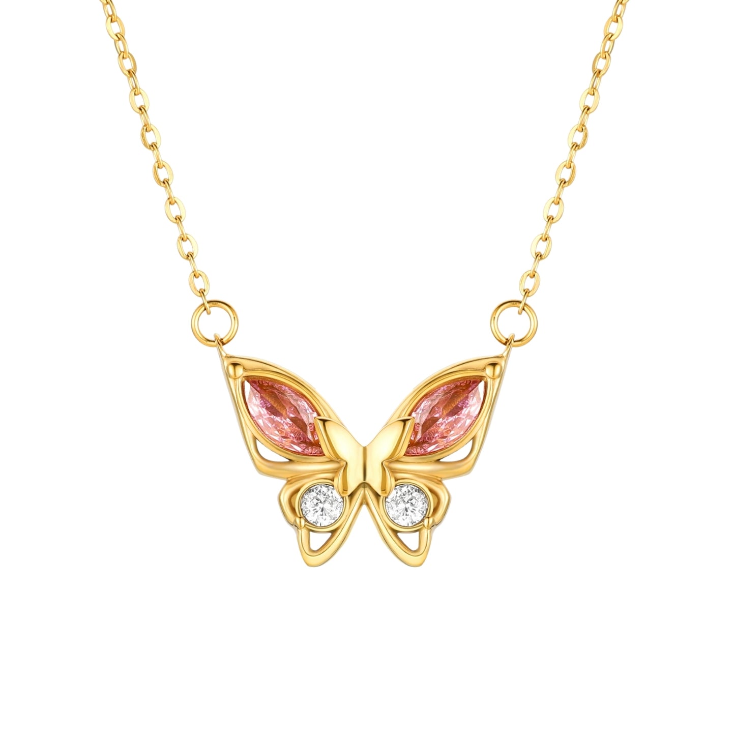 Collar Rosé Butterfly