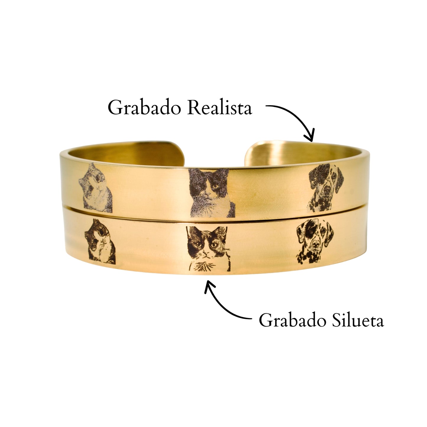 Brazalete Mascotas Oro