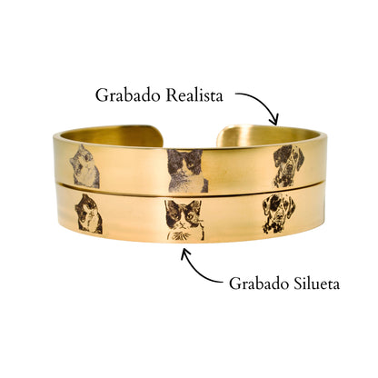Brazalete Mascotas Oro