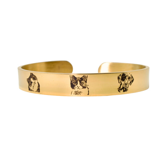 Brazalete Mascotas Oro