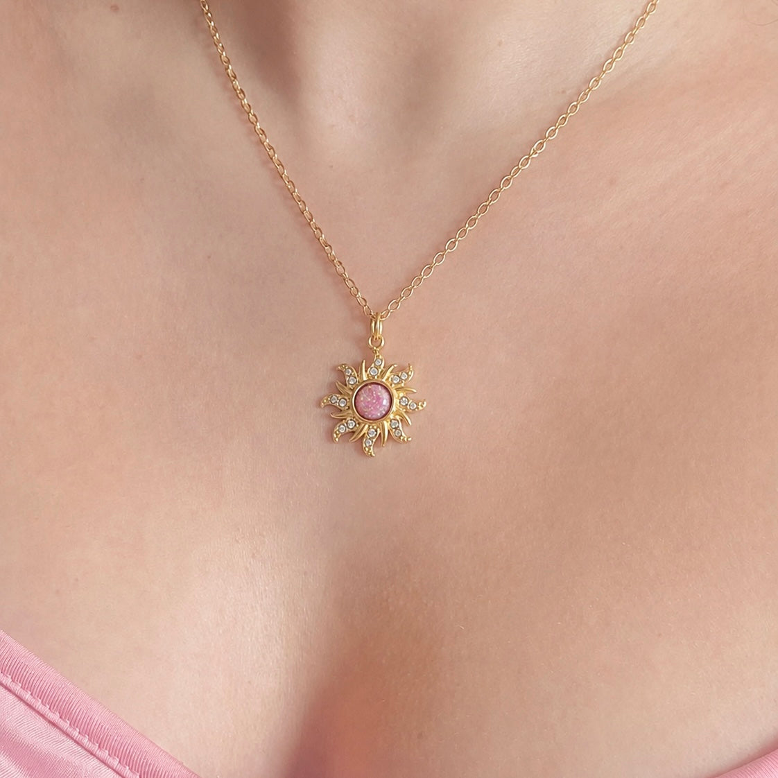 Collar Ópalo sol 💜☀️