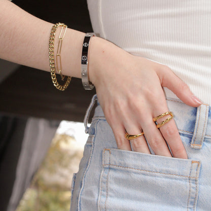 Pulsera Love Plata