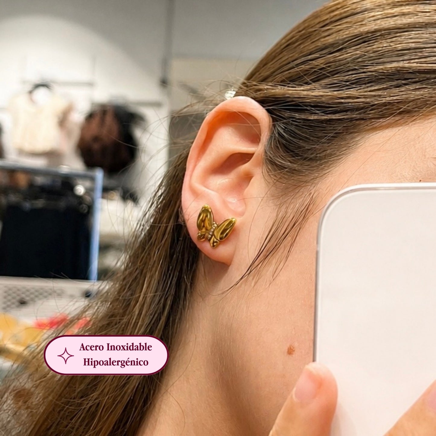 Aretes Papillon