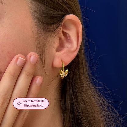 Aretes Papillon