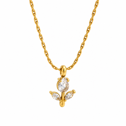 Collar Tulipán Blanco