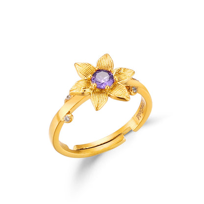 Anillo Flor Fulgor ✨