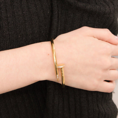 Pulsera Clavo Oro