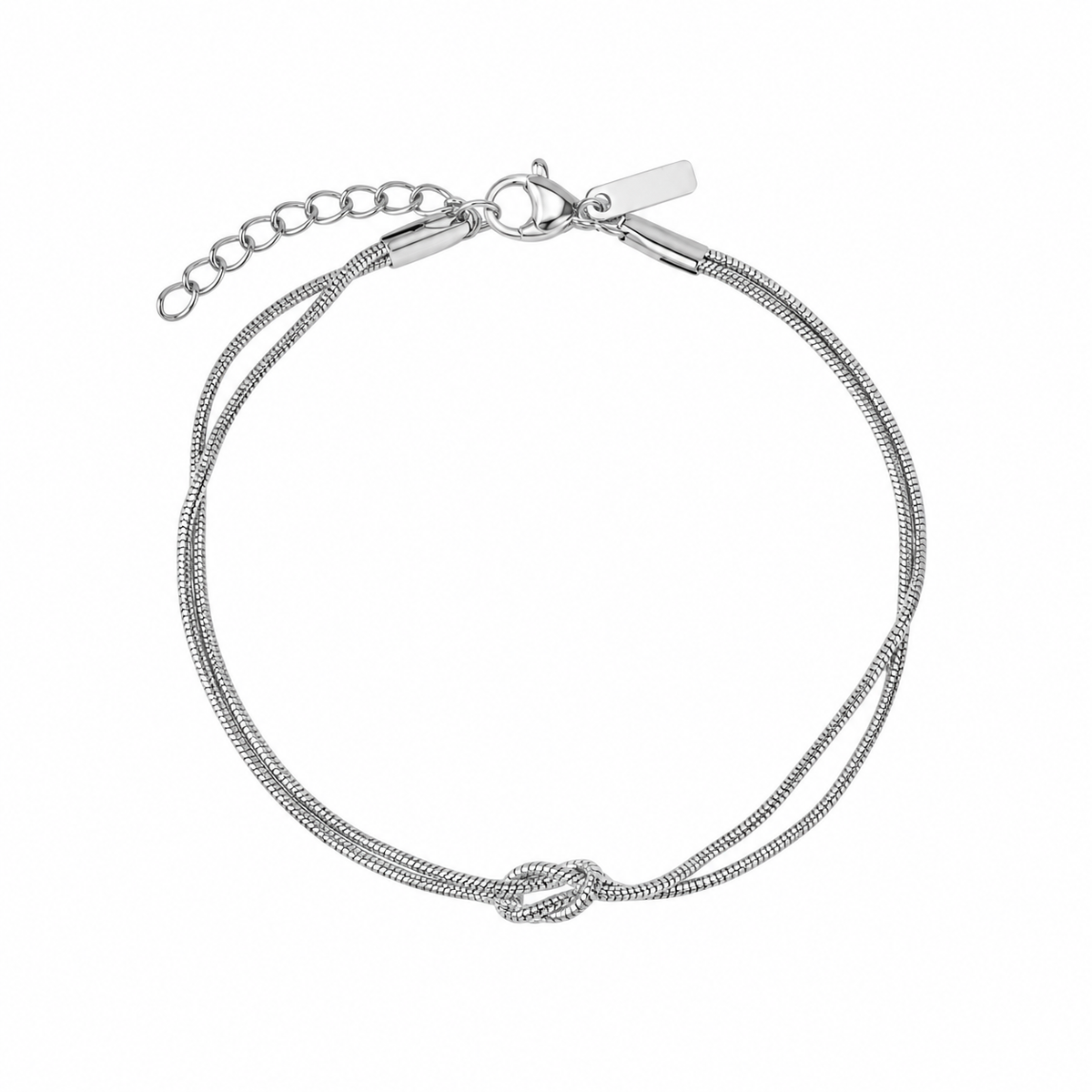 Pulsera Nudo Plata