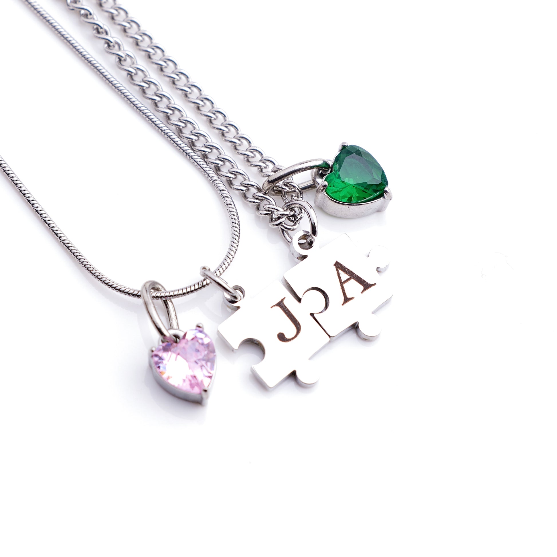 Collares rompecabezas Plata – KyraGold - Main Image