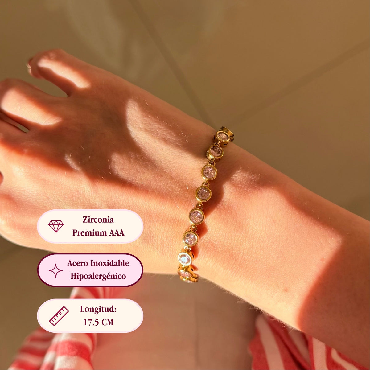 Pulsera Rosalie Pink