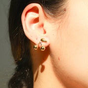 Aretes Golden Cherry