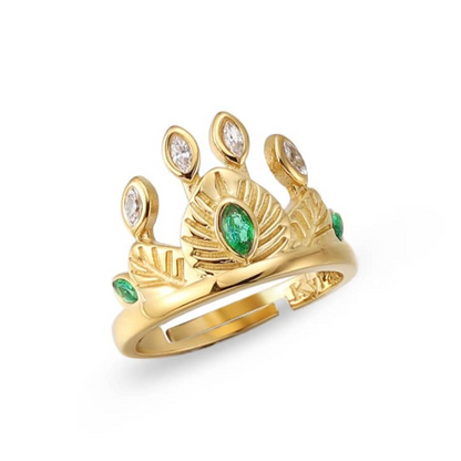 Anillo Corona Tiana 💚