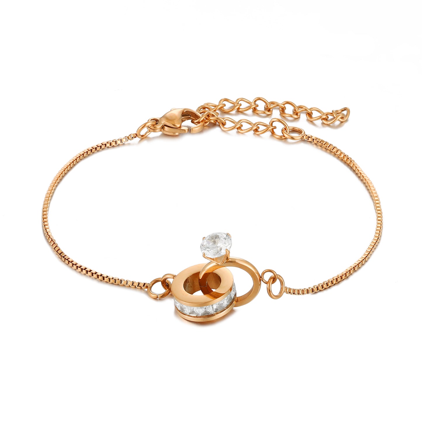 Pulsera de compromiso Rosa