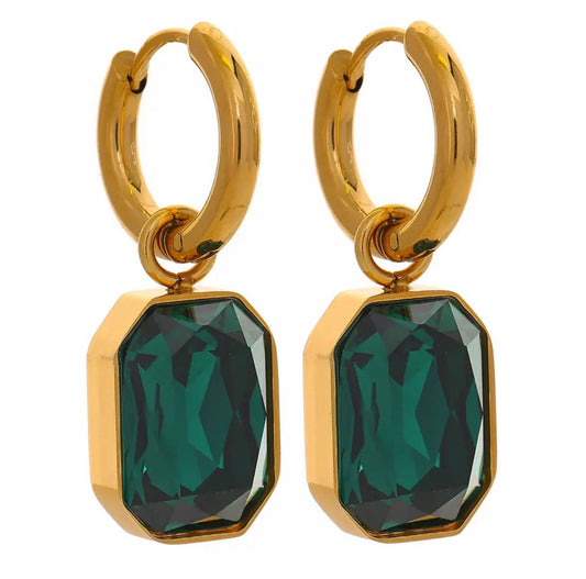 Aretes Alice Verdes