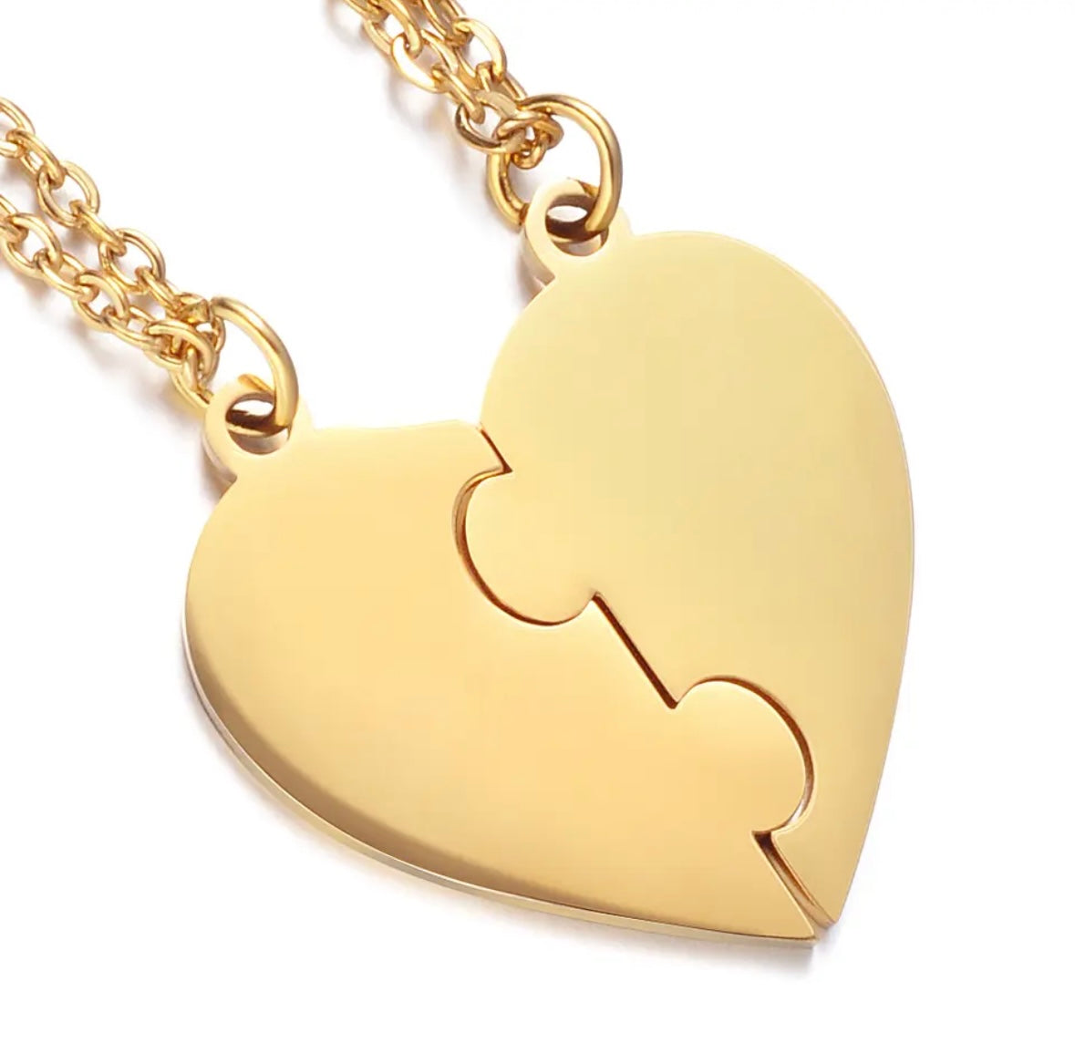 Collar de Corazón para 2✨ Oro