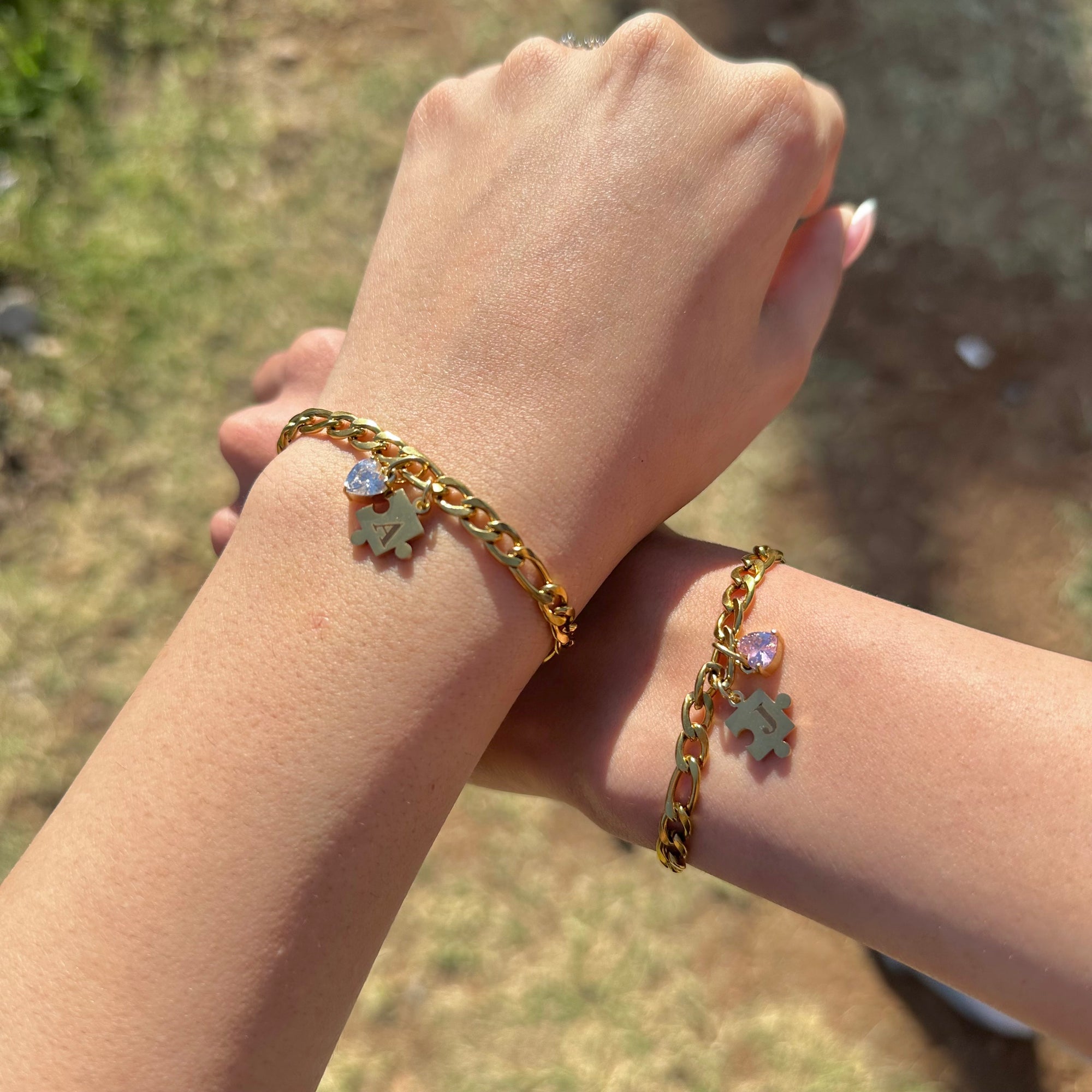 Pulseras Rompecabezas 🧩 oro