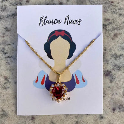 Collar Blanca Nieves 🍎