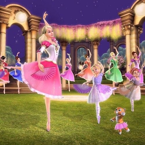 Collar Barbie 12 princesas bailarinas